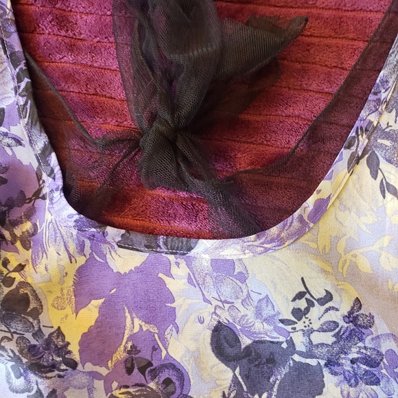 XXI sheer and lace tie back tank top - Picture 5 of 10